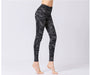 2023 New Print Yoga Pants Women's Fashion Stretch Skinny Hip Raise Running Fitness Pants Slim Looking Quick - Drying Cropped Pants - CLICK TIK