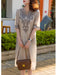 2023 New Spring and Summer Heavy Industry Casual Dress Embroidery - CLICK TIK