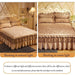 3 Pcs Bedspread on The Bed Luxury Lace Bed Skirt Thicken Beautiful Bed Linen Cal Bedding Sheets Home Bedspreads Queen/King Size - CLICK TIK