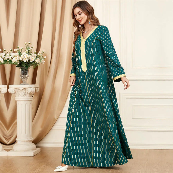 Abaya Muslim 2024 Turkey Eid Ramadan Long Maxi Dress Dubai Evening Party Arab Islam Clothing Caftan Moroccan Gown Kaftan Vestido - CLICK TIK