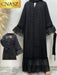 Black Islamic Abayas Muslim Women Clothing Turkey Long Robe Moroccan Caftan islam kaftan Ramadan Abaya For Women Dubai 2023 - CLICK TIK