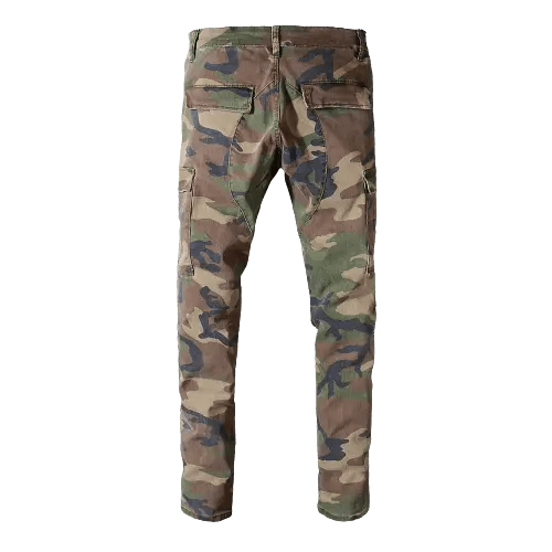 Camouflage Ripped Jeans - CLICK TIK