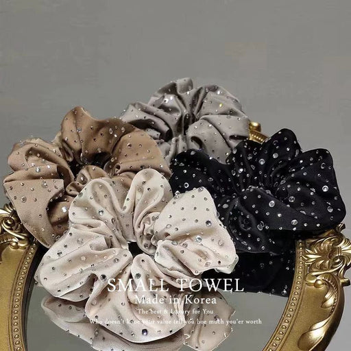 Dongdaemun Fashion Rhinestone Satin Hairtie Hair Accessories - CLICK TIK