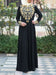 Dubai Kaftan Robe Dress Traditional Long Dress Elbise for Women Islamic Abaya Turkish Printed Robes - CLICK TIK