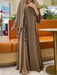 Eid Muslim Abaya for Women Embroidery Dress with Scarf 2 Piece Set Dubai Arab Long Robe Morocco Abayas Kaftan Headscarf Gorgeous - CLICK TIK