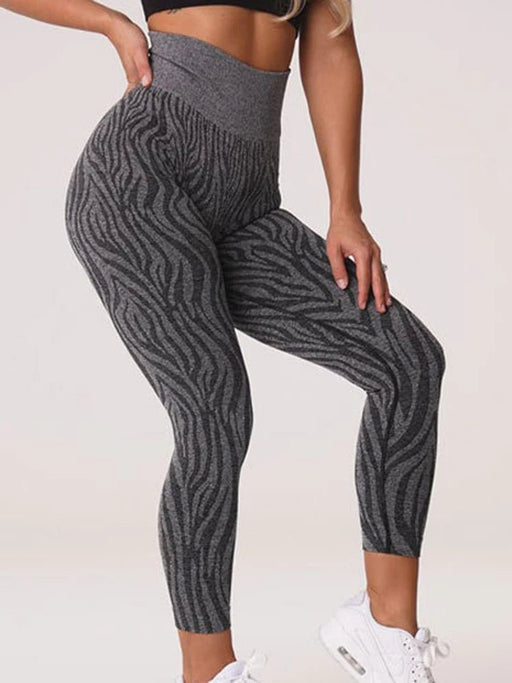 Fashion Zebra Printed Leggins Sport Joggings New Tight Gym Women Sexy Leggings Seamles Fitness Yoga Pants Push Up Jeggings - CLICK TIK