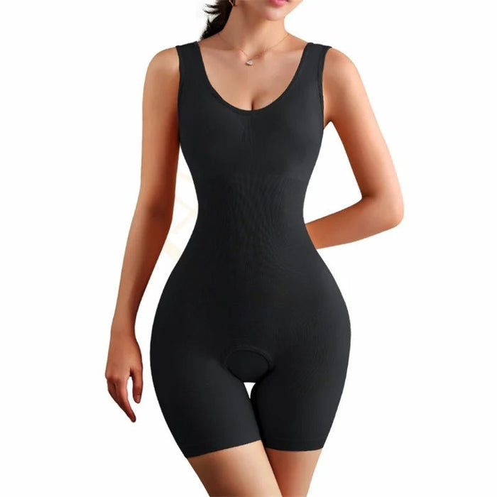 Flarixa Plus Size Seamless Women Bodysuits Shaper Butt Lifter Waist Trainer Shapewear Open Crotch Tummy Control Slim Underwear - CLICK TIK