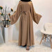 Islam Ramadan Prayer Black Abayas Kimono for Women Girl's Long Dresses Dubai African Kaftan Femme Musulman Hijab Cloth Summer - CLICK TIK