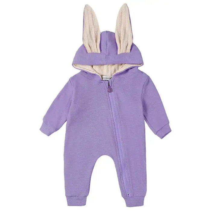 Rabbit Ear Hooded Baby Rompers - CLICK TIK