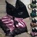 Lace Satin Sleepwear Set - CLICK TIK