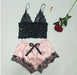 Lace Satin Sleepwear Set - CLICK TIK