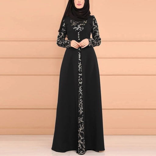 Muslim Abaya Turkey Islamic Arabic Hijab Dress Caftan Dubai Kaftan Moroccan Robe muslim Dress islamic wear for women Plus size - CLICK TIK