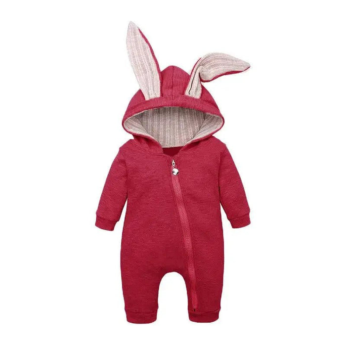 Rabbit Ear Hooded Baby Rompers - CLICK TIK