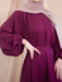 Satin Abaya Side Pockets Muslim Dresses for Women Loose Simple Style Islam Clothes Dubai Hijabi Modest Outfit Ramadan (No Hijab) - CLICK TIK