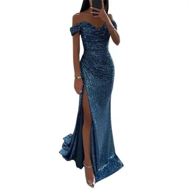 Sequined Elegant Dress - CLICK TIK