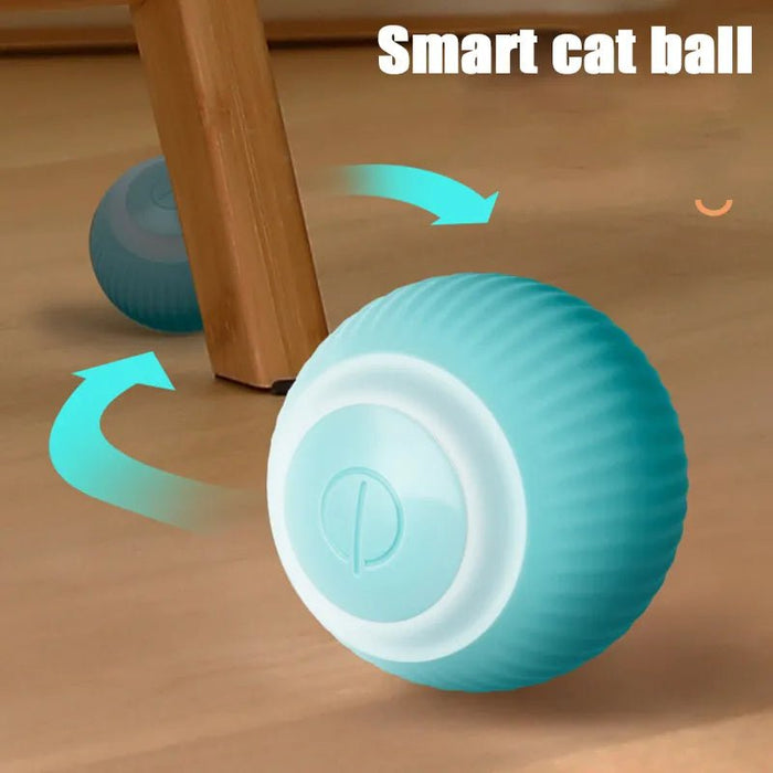 Smart Cats Toys Automatic Rolling Ball Electric Cat Toys Interactive Cat Playing Training Self - moving Kitten Toy Pet Accessories - CLICK TIK