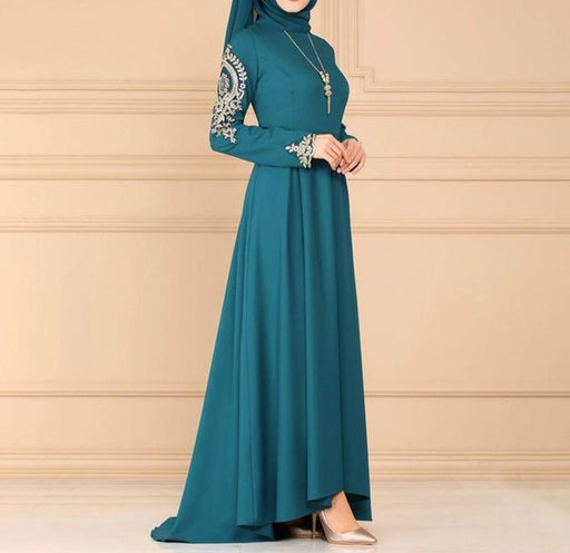 Summer Saudi Fashion Arab Irregular Dress - CLICK TIK