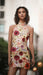 Women Elegant Dress Fashion Embroidery Three - Dimensional Flower Halter Slim Fit Dress Dinner Suit - CLICK TIK