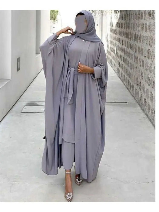 Women's Abaya Long Dress Set - CLICK TIK