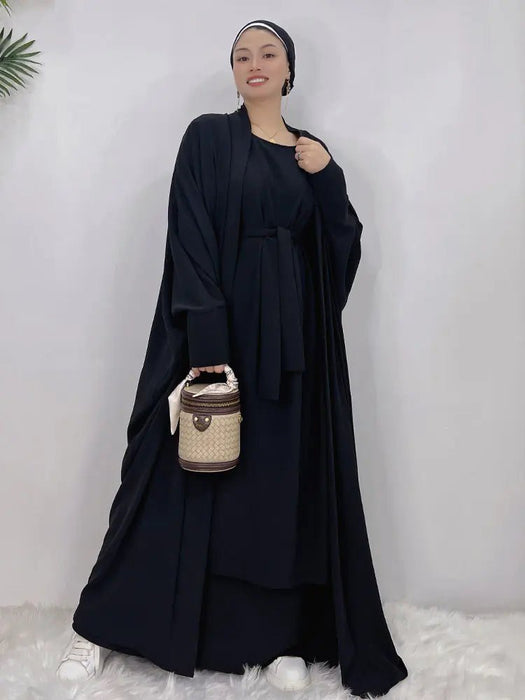 Women's Abaya Long Dress Set - CLICK TIK