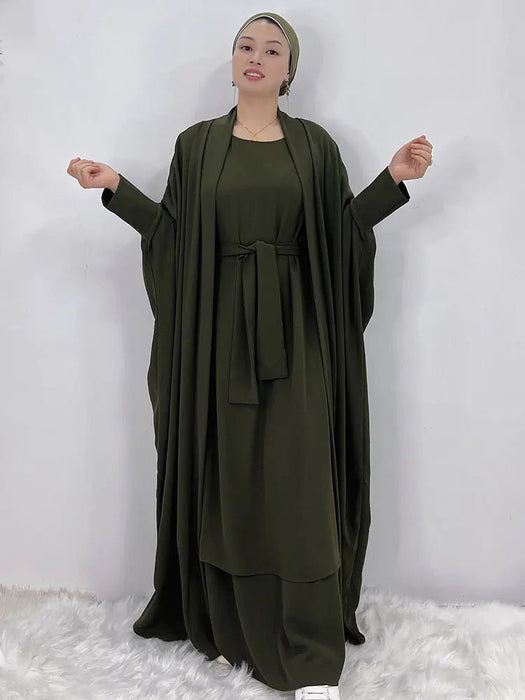 Women's Abaya Long Dress Set - CLICK TIK