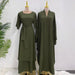 Women's Abaya Long Dress Set - CLICK TIK